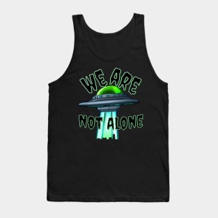WE ARE NOT ALONE mothership Tank Top